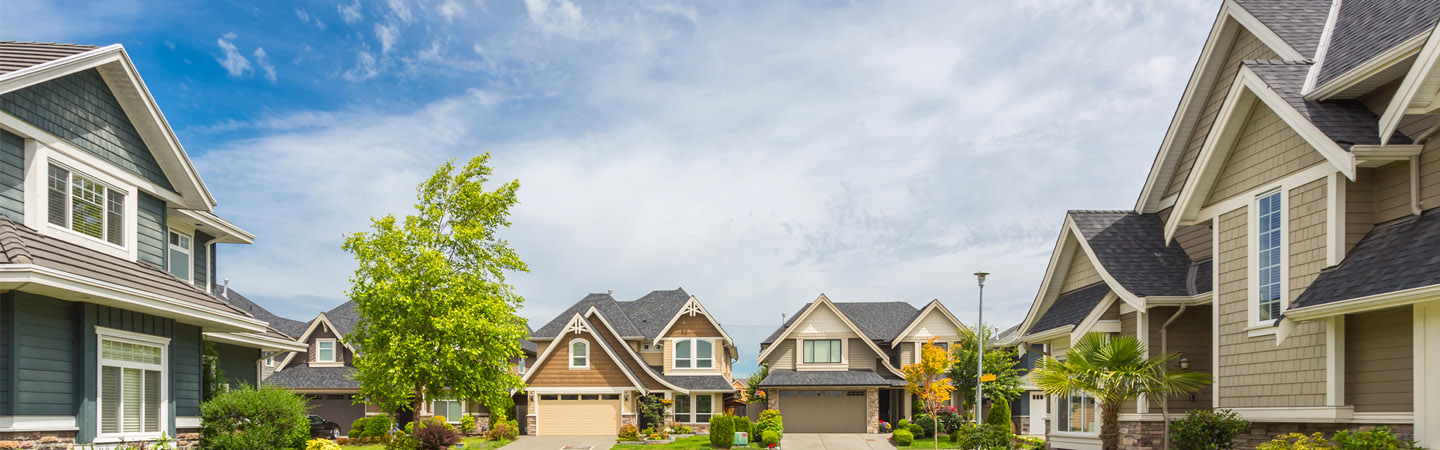 Homes in suburban Southern California