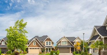 Homes in suburban Southern California