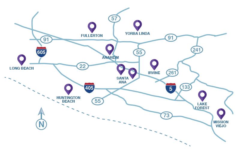 Map of Credit Union Branches