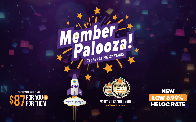 Member Palooza homepage banner for mobile
