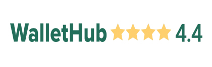 WalletHub 4.4 rating