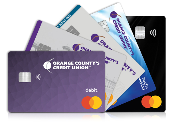 Orange County's Credit Union Debit Mastercard and Platinum Credit Card Offering